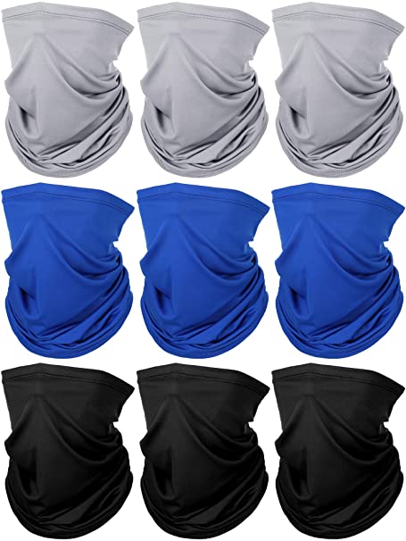 Lightweight Neck Gaiter Sun Protection Face Cover Thin Face Scarf