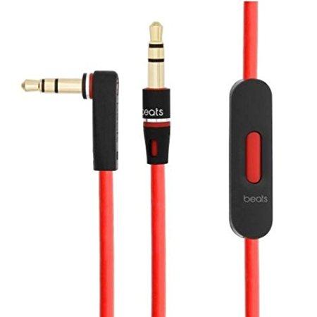 Original Replacement Cable/Wire For Beats By Dre Headphones Solo/Studio/Pro/Detox/Wireless-Red (Discontinued by Manufacturer)   Original OEM Replacement Leather Pouch/Leather Bag for Dr. Dre Monster Beats Stereo Headset Headphones Earphones