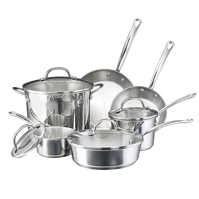 Farberware Millennium Stainless Steel 10-Piece Cookware Set