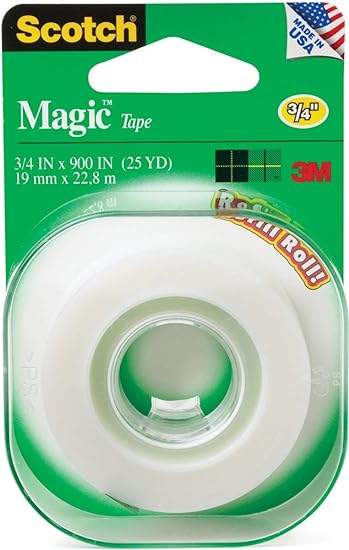 3M Scotch Magic Tape Refill, 250L, Size: 0.75 in. x 900 in