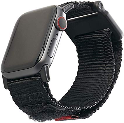 URBAN ARMOR GEAR UAG Compatible Apple Watch Band 44mm 42mm, Series 5/4/3/2/1, Active Black
