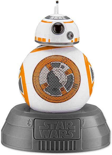 eKids Star Wars BB8r Bluetooth Speaker with Speakerphone Voice Activation & Charging Cable Included