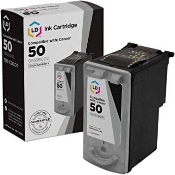 LD Remanufactured Ink Cartridge Replacement for Canon PG50 High Capacity (Pigment Black)