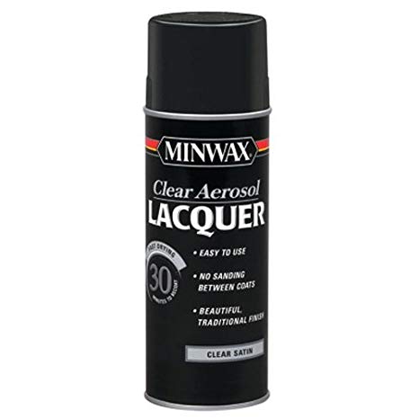 Minwax 15210 Clear Aerosol Lacquer Spray, 12.25-Ounce, Satin