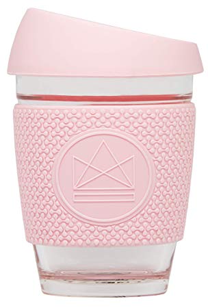 Neon Kactus Reusable Coffee Cup/Travel Mug Pink Flamingo