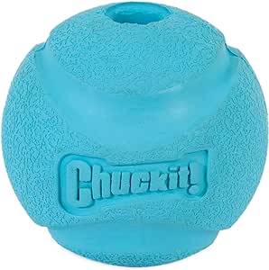 Chuckit High-Bounce Rubber Fetch Ball, Medium (2.5 Inch), Pack of 1, Assorted Colors, For Medium Breeds