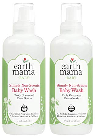 Simply Non-Scents Body Wash & Shampoo, Gentle Castile Soap for Sensitive Skin, 34-Fluid Ounce (2-Pack)