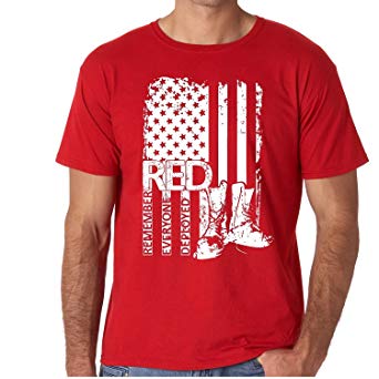 Funnwear Red Friday, Remember Everyone Deployed Men's T-Shirt