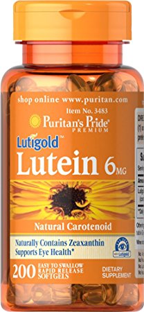 Puritans Pride Lutein 6 mg