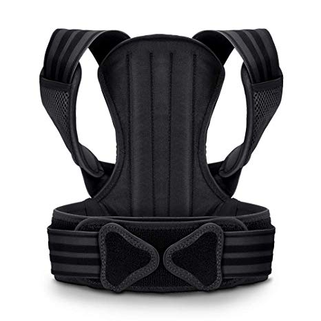 VOKKA Back Posture Corrector for Men and Women, Spine and Back Support, Providing Pain Relief for Neck, Back, Shoulders, Adjustable and Breathable Back Brace Improves Posture and Provides Back Support XL