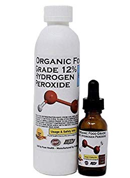 8 Fl Oz Organic TNL 12% Certified Food Grade Hydrogen Peroxide + Pre-filled Dropper Bottle. Recommended by One Minute Cure & True Power of Hydrogen Peroxide. Shipped Fast. MADE IN USA