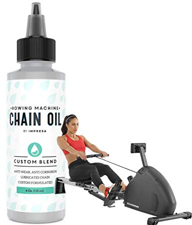 Impresa Products Concept 2 Rowing Machine Chain Oil - 4 Oz - Premium, Custom-Formulation for Exercise Rower Chains - Compatible with Model D and Other Major Brands - Made in USA