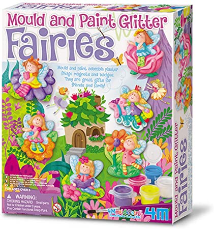 4M Mould and Paint Glitter Fairies DIY Kit