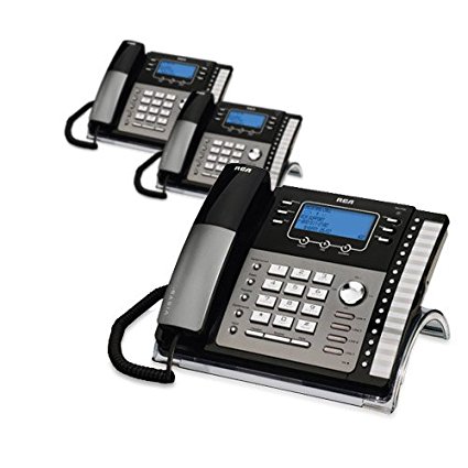 RCA ViSys 25424RE1 4-Line Expandable System Phone with Call Waiting/Caller ID