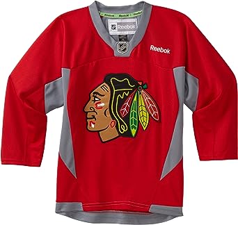 NHL Infant Chicago Blackhawks Team Color Replica Jersey - R52Hwbdd (Red, 12-24 Months)