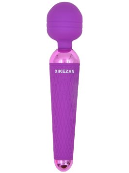 XIKEZAN 10 Speed Powerful Clitoral G-Spot Vibrator Sex Toy AV Magical Wand Massager for Women,Couples and Personal Neck and Shoulder Free VWTECH Sexual Lubricant(Purple)