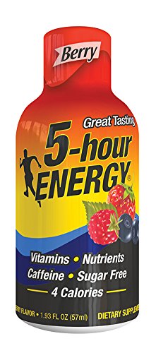 5 Hour Energy Drink Shot, Berry, 12 Count