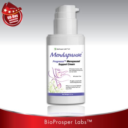 Mendapause Progressa Menopausal Support Cream 3.5oz