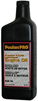 Poulan Pro Lawn Mower Engine Oil 30W 20oz PP60019