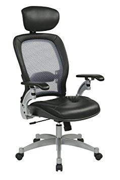 Office Star Professional Light Air Grid Back Chair with Adjustable Headrest, (OSP36806)