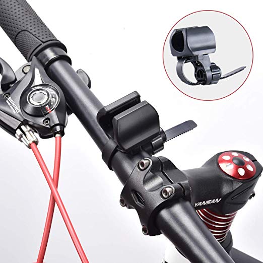 WUBEN Bike Light Holder Universal Bicycle LED Flashlight Lamp Mount Clamp Stand (Bike Lighting Mount Accessories)