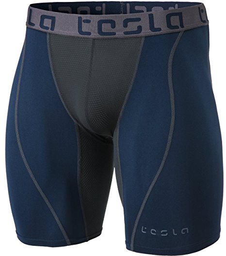 Tesla Men's Compression Shorts Baselayer Cool Dry Sports Tights MUS77 / S17