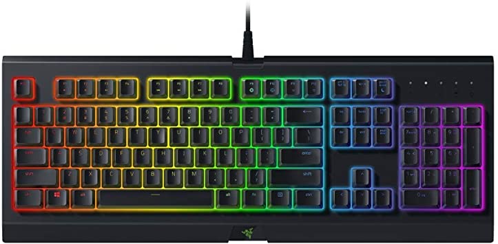 Razer Cynosa Chroma Gaming Keyboard: 168 Individually Backlit RGB Keys - Spill-Resistant Design - Programmable Macro Functionality - Quiet & Cushioned