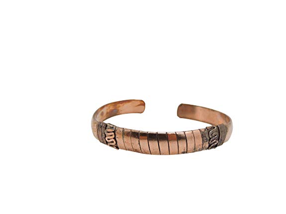 Tibetan Hand Crafted Copper Medicine Bracelet from Nepal