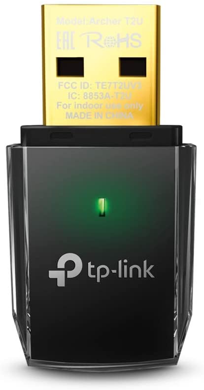 TP-Link WiFi 無線LAN 子機 AC600 433Mbps   200Mbps Windows/Mac OS 対応 デュアルバンド 3年保証 Archer T2Uv3