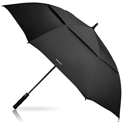 ZEKAR 54/62/68 inch Windproof Large Vented Golf Umbrella, Include Classic & UV Protection Version