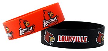 NCAA Silicone Rubber Bracelet, 2-Pack