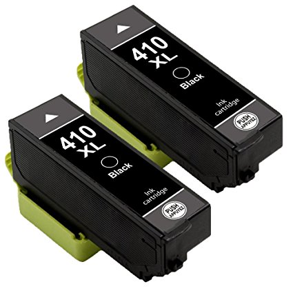 PS Products Remanufactured 2 Black High Yield Ink Cartridges for Epson 410 T410 T410XL