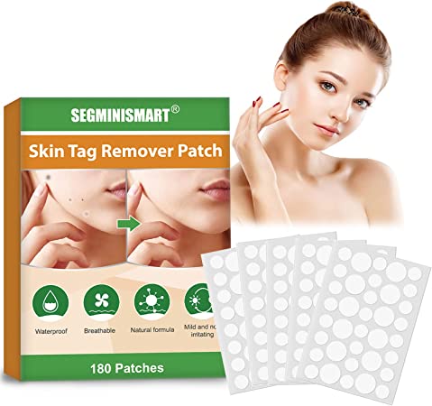 Skin Tag Remover Patches, Skin Tag Remover, Mole Removal, Skin Tag Patches, Skin Tag and Acne Remover Patches, Wart, Dark Spot, Blemishes and Skin Tag Removal Patches for Face and Body, 180 Pcs