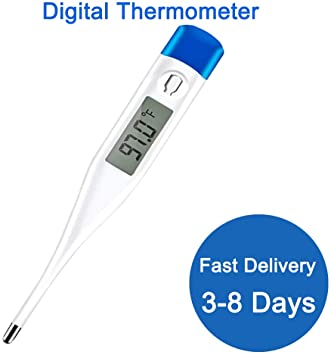 Thermometer, Fahrenheit Thermometer for Baby Children and Adult Digital Medical Fever Thermometer for Fever Accurate and Fast Readings - Oral and Rectal Fever Indicator Fahrenheit(F)