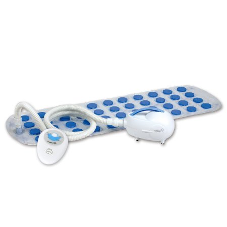 Ivation Waterproof Bubble Bath Tub Body Spa Massage - Mat with Air Hose - Massaging Bubbles for Relaxing Bath
