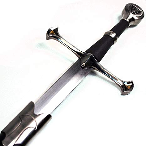 Ace Martial Arts Supply Medieval Knight Arming Sword with Scabbard