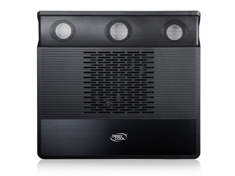DEEPCOOL M3 Laptop Cooling Pad 12"-15.6" with 2.1 Stereo Speaker and Adjusting Quiet 140mm Fan