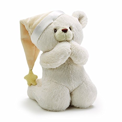 GUND Prayer Teddy Bear Musical Baby Stuffed Animal
