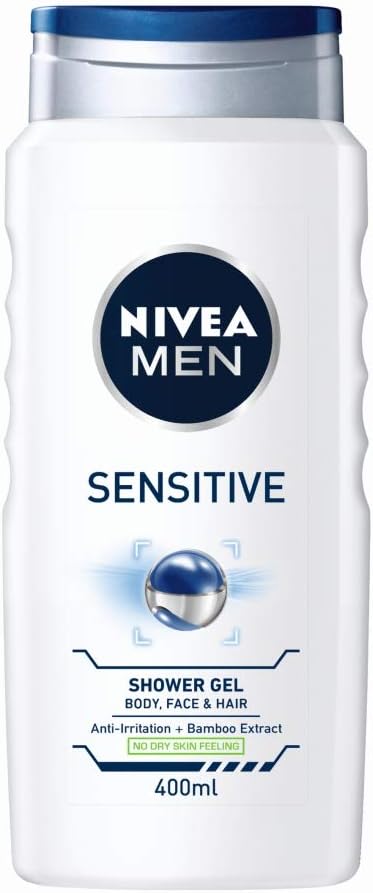 Nivea Men Sensitive Shower Gel, 400 ml