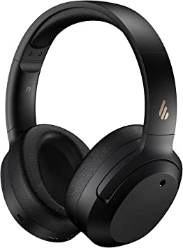 Edifier W820NB Hybrid Active Noise Cancelling Headphones - Hi-Res Audio - 49H Playtime - Wireless Over Ear Bluetooth Headphones for Phone Call - Black