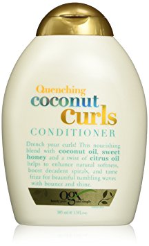 Organix Quenching Plus Curls Conditioner, Coconut, 13 Fluid Ounce