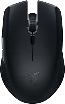 Razer Atheris - Ergonomic Gaming Mouse (350-Hour Battery Life, 7,200 Dpi Optical Sensor, 2.4 Ghz Adaptive Frequency Technology) Black