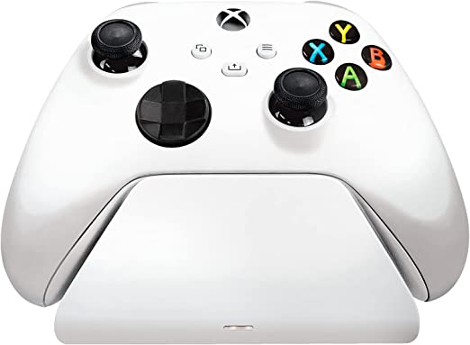 Razer Universal Quick Charging Stand for Xbox Series X|S: Magnetic Secure Charging - Perfectly Matches Xbox Wireless Controllers - USB Powered - Robot White (Controller Sold Separately)