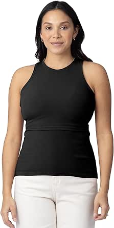 Kindred Bravely Ribbed Racerback Nursing Tank Top | Women's Sleeveless Breastfeeding Shirt