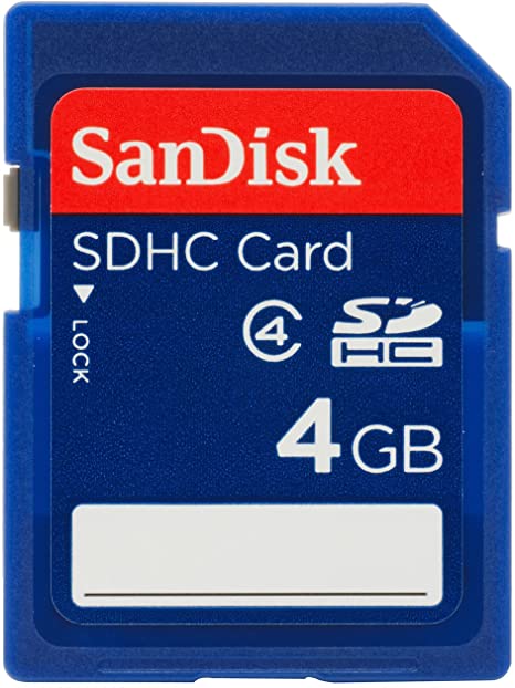 SanDisk 4GB Class 4 SDHC Flash Memory Card- SDSDB-004G-B35 (Label May Change)