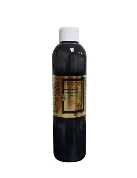 Cocojojo Cold Pressed Organic Jamaican Black Castor Oil, 9 oz