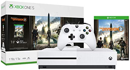 Xbox One S 1TB Console - Tom Clancy's The Division 2 Bundle