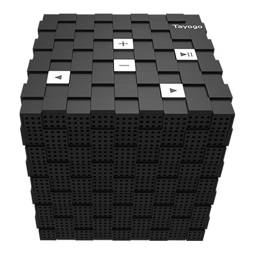 Tayogo Magic Cube Bluetooth Wireless Speaker for Iphones, Ipads, Android Cell Phones, Touch Screen Tablets, Macbooks, Laptop Computers, Mp3 Players,3.5mm Audio Cable for Other Devices
