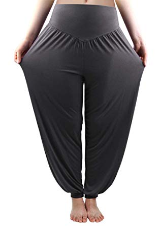fitglam Women's Harem Pants Loose Casual Lounge Yoga Pants Plus Size Joggers