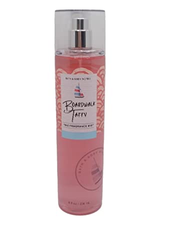 Bath and Body Works BOARDWALK TAFFY Fine Fragrance Mist 8 Fluid Ounce (2020 Limited Edition)